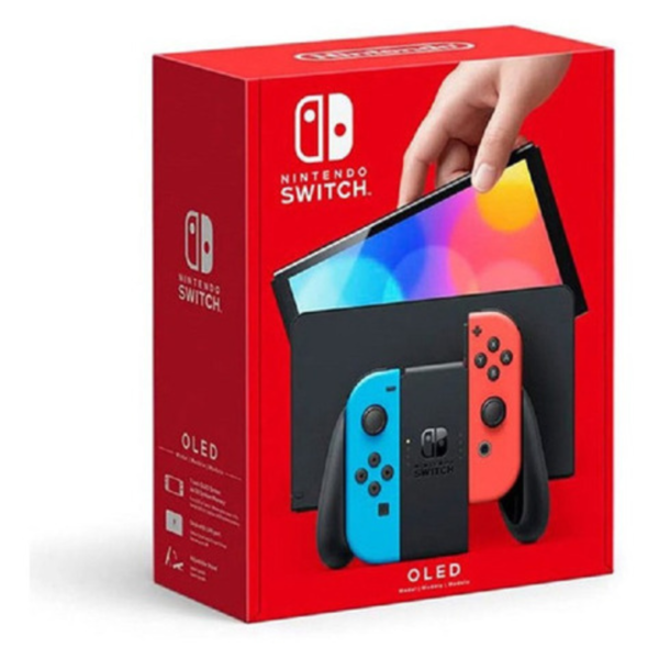 Nintendo Switch Oled 64G Rojo neón/Azul neón/Negro