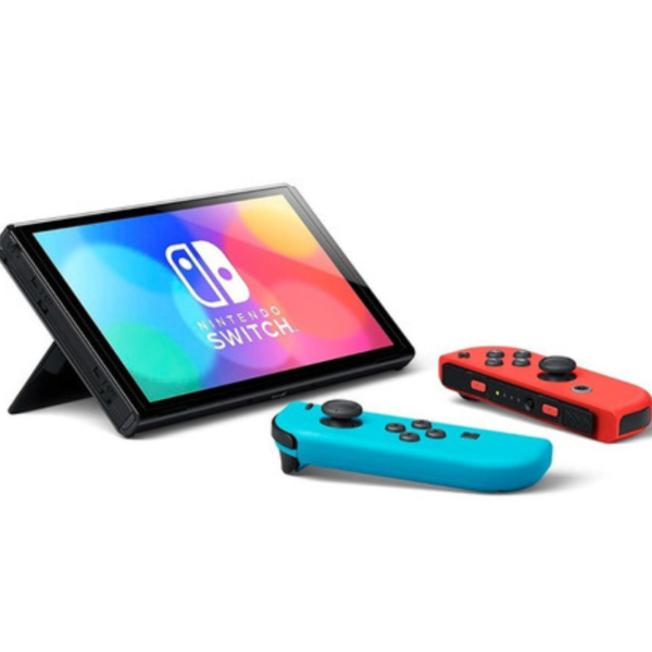 Nintendo Switch Oled 64G Rojo neón/Azul neón/Negro - Image 2